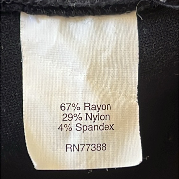 J. Crew Sheath Dress Ruffle Sleeveless Career Party Rayon Black Size 10 - Picture 7 of 7